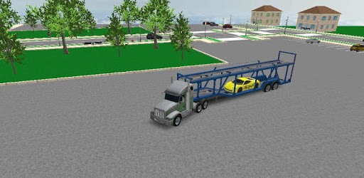 3D Car transport trailer truck PC screenshot