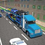 3D Car transport trailer truck for PC