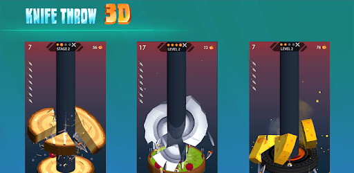 Knife Throw 3D PC screenshot Knife Throw 3D PC screenshot