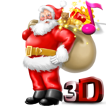 Santa Claus 3D Live Wallpaper icon