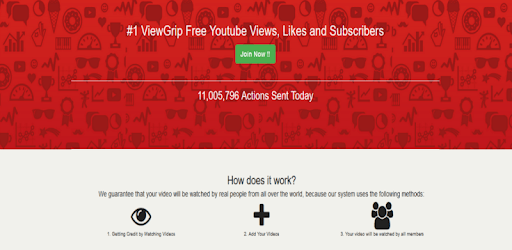 ViewGrip - Get YouTube Views, Likes & Subscribers PC screenshot