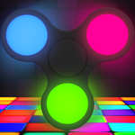 Fidget Spinner Neon Disco Glow The floor is lava for PC Fidget Spinner Neon Disco Glow The floor is lava for PC
