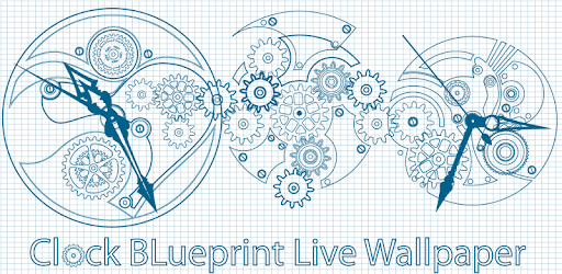 Clock Blueprint Wallpaper PC screenshot Clock Blueprint Wallpaper PC screenshot