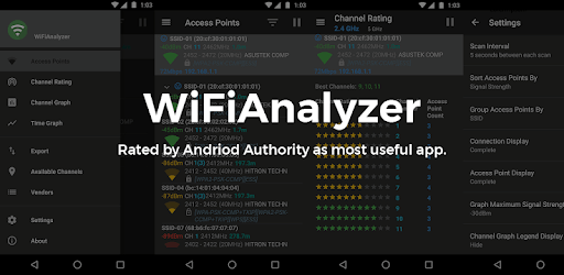 WiFiAnalyzer (open-source) PC screenshot WiFiAnalyzer (open-source) PC screenshot