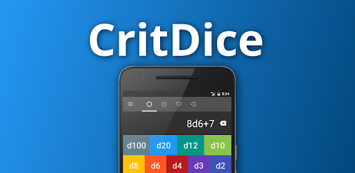 CritDice - Dice Roller PC screenshot