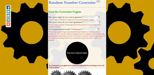 Random Number Generator Engine PC screenshot Random Number Generator Engine PC screenshot