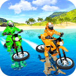 Waterpark Bike Racing icon