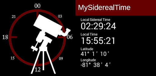 MySiderealTime PC screenshot MySiderealTime PC screenshot
