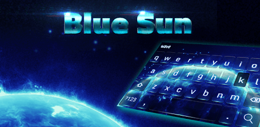 Blue Sun Animated Keyboard + Live Wallpaper PC screenshot