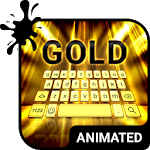 Golden Rays Animated Keyboard for PC Golden Rays Animated Keyboard for PC