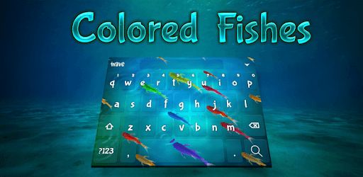Colored Fishes Animated Keyboard + Live Wallpaper PC screenshot