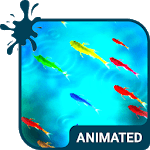 Colored Fishes Animated Keyboard + Live Wallpaper for PC