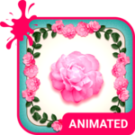 Pink Roses Animated Keyboard + Live Wallpaper for PC