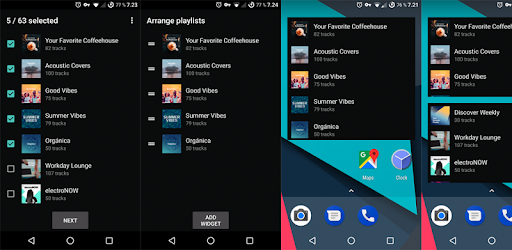 Homescreen Playlists for Spotify PC screenshot