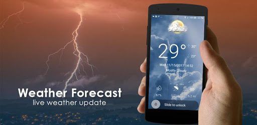 Hourly weather forecast PC screenshot