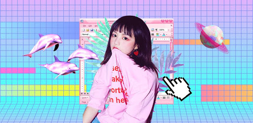VaporCam-Glitch, Aesthetic, Vaporwave Photo Editor PC screenshot VaporCam-Glitch, Aesthetic, Vaporwave Photo Editor PC screenshot