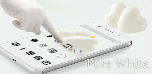 Pure White Love Heart Theme PC screenshot