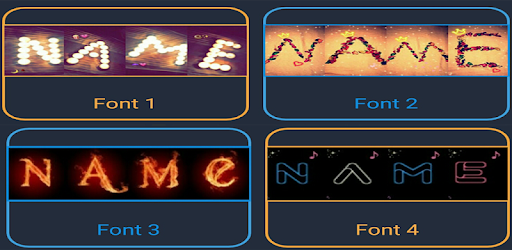 Write your name with shapes–candles photo designer PC screenshot