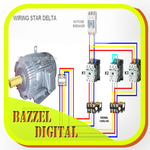 sketch wiring star delta diagram for PC