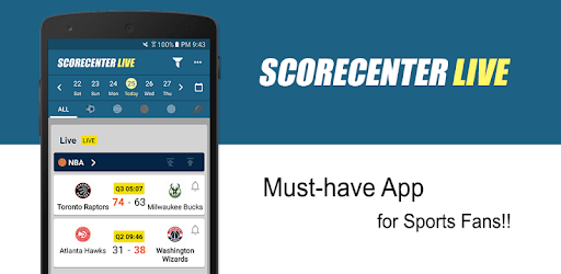 ScoreCenter Live : All sports PC screenshot