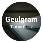 Geulgram - Text on Photo, quote maker icon