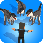 Jurassic Hopper: Crossy Dinosaur Shooter Game icon