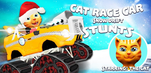 Cat Race Car Snow Drift Stunts PC screenshot