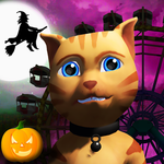 Halloween Cat Theme Park 3D for PC Halloween Cat Theme Park 3D for PC