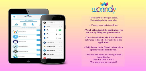 Wonndy - Android Rewards App PC screenshot Wonndy - Android Rewards App PC screenshot