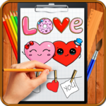 Learn How to Draw Love Hearts icon
