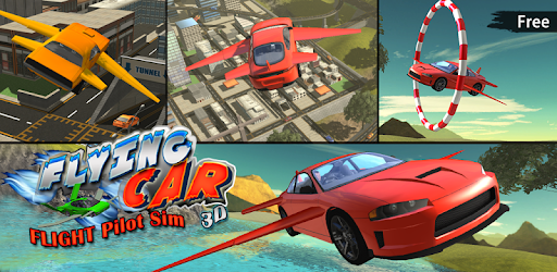Flying Car Flight Pilot 3D PC screenshot
