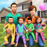 Virtual Mother Baby Quadruplets Family Simulator for PC