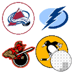 Hockey Logo Color By Number - Pixel Art for PC
