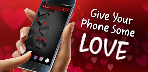 Valentine Theme Launcher - Hearts, Flowers, Love PC screenshot
