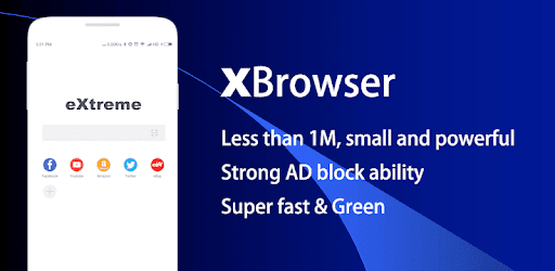 XBrowser - Super fast and Powerful PC screenshot