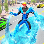 Flying Police Robot Snow Storm Hero: Crime City icon