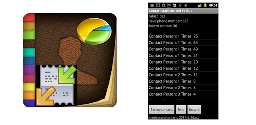 Contacts Backup PC screenshot