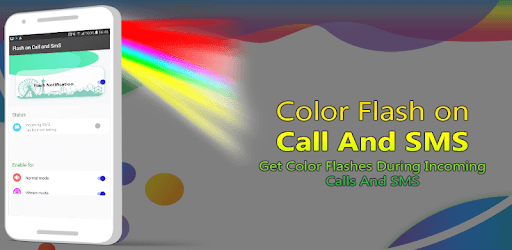 Color flash on call and sms: Color screen light PC screenshot
