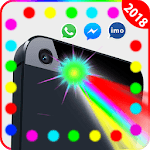 Color flash on call and sms: Color screen light for PC