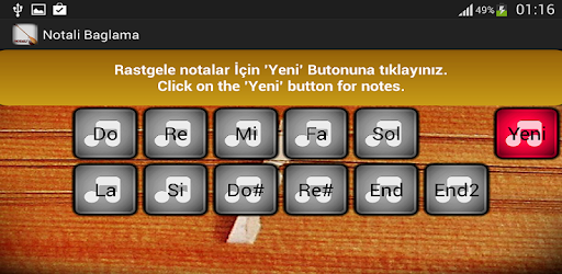 Virtual Baglama With Notes PC screenshot Virtual Baglama With Notes PC screenshot