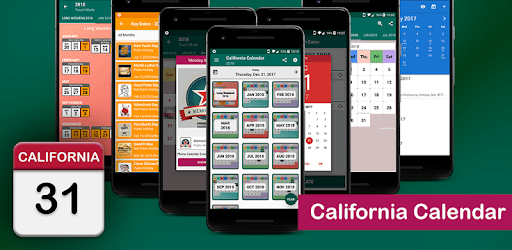 California Calendar 2019 - 2020 PC screenshot