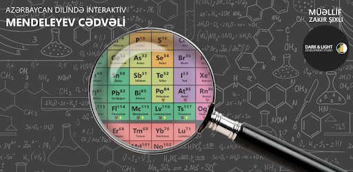 Periodic table in Azerbaijani PC screenshot