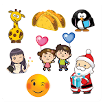 ❤️Love, 😊 Emoji & 🎄Christmas Stickers (10 packs) icon