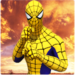 Flying spider crime city rescue game for PC
