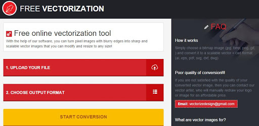 Vectorize images PC screenshot Vectorize images PC screenshot
