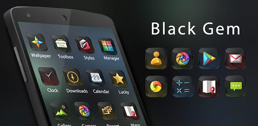 Black Gem Theme -ZERO Launcher PC screenshot Black Gem Theme -ZERO Launcher PC screenshot