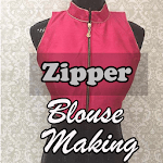 Zipper Blouse Making Videos - Attach Zip in Blouse for PC