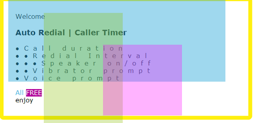 Auto Redial | call timer PC screenshot