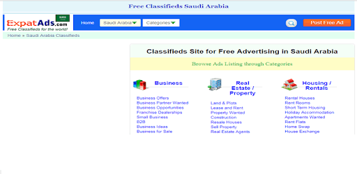 Saudi Arabia Free Classifieds Ads KSA Saudi app PC screenshot