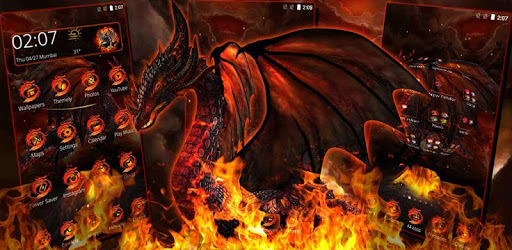 3D Fire dragon PC screenshot